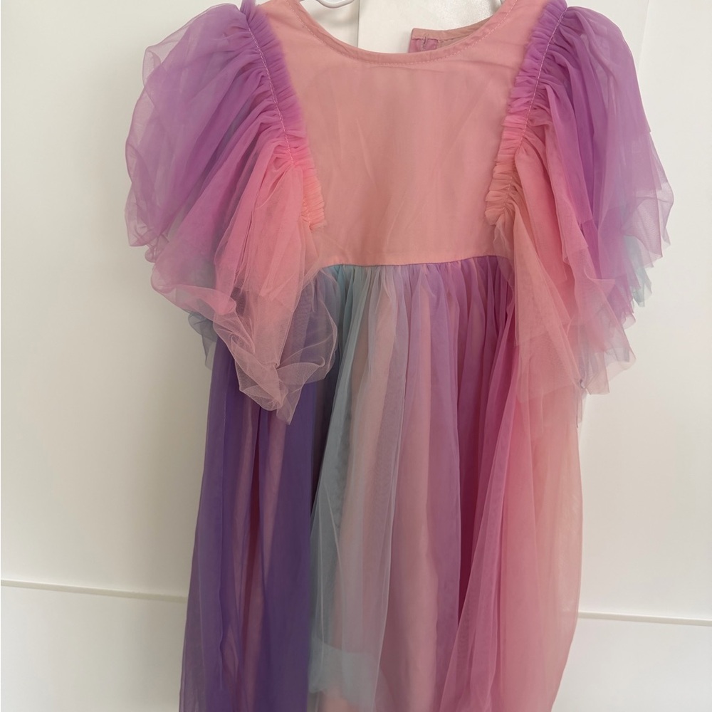 Lola super soft Pink and Purple Tulle Dress